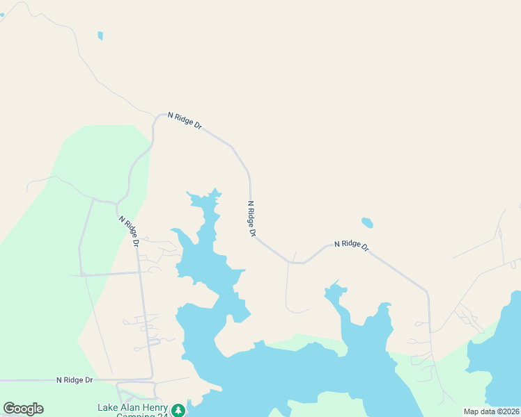 map of restaurants, bars, coffee shops, grocery stores, and more near 152 North Ridge Drive in Justiceburg