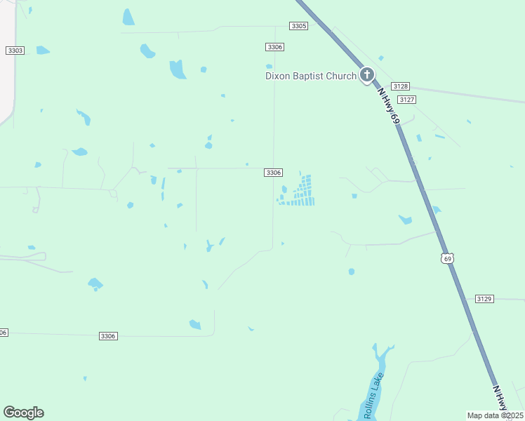 map of restaurants, bars, coffee shops, grocery stores, and more near 2798 County Road 3306 in Greenville