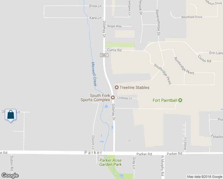 map of restaurants, bars, coffee shops, grocery stores, and more near Dillehay Drive in Allen