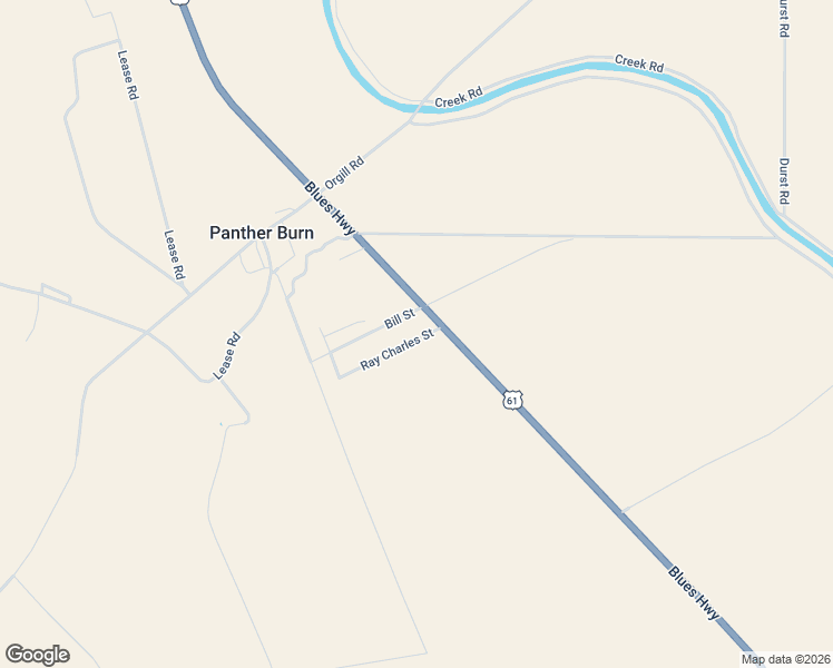 map of restaurants, bars, coffee shops, grocery stores, and more near 60 Ray Charles Street in Hollandale