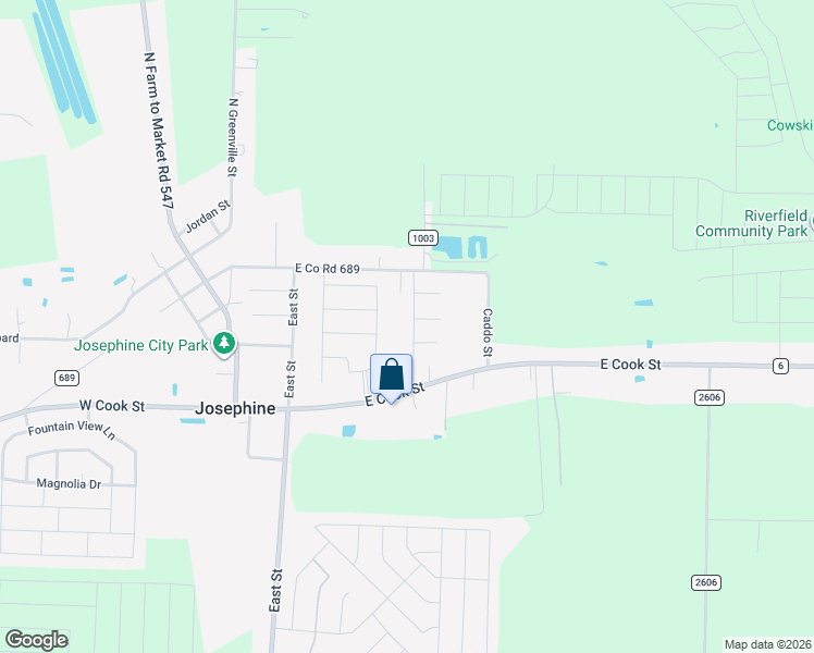 map of restaurants, bars, coffee shops, grocery stores, and more near 214 Babbit Road in Royse City