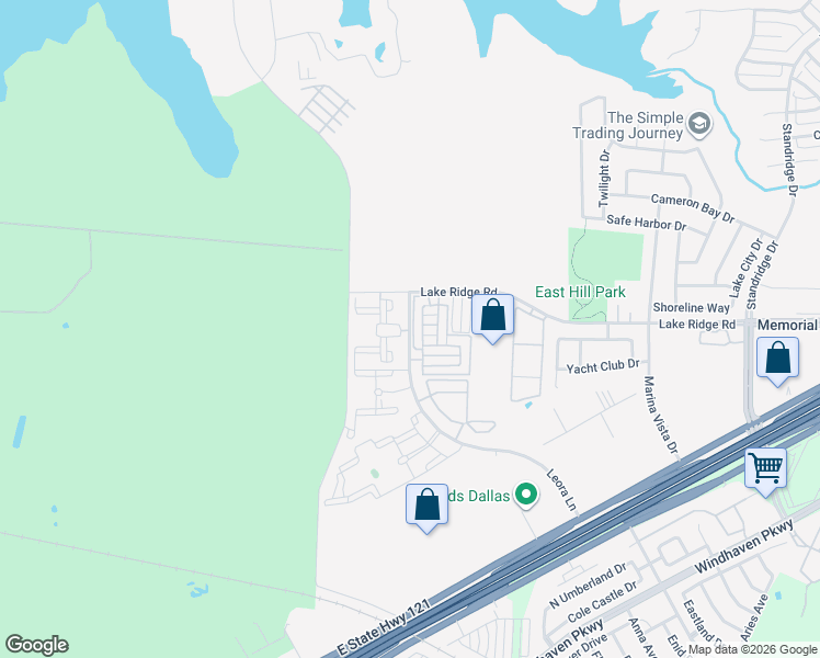 map of restaurants, bars, coffee shops, grocery stores, and more near 958 Leora Lane in Lewisville