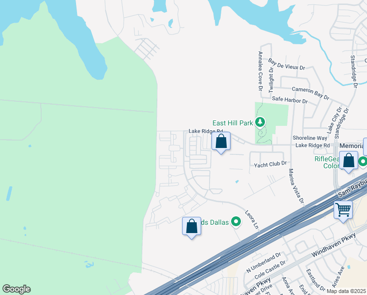 map of restaurants, bars, coffee shops, grocery stores, and more near 955 Leora Lane in The Colony