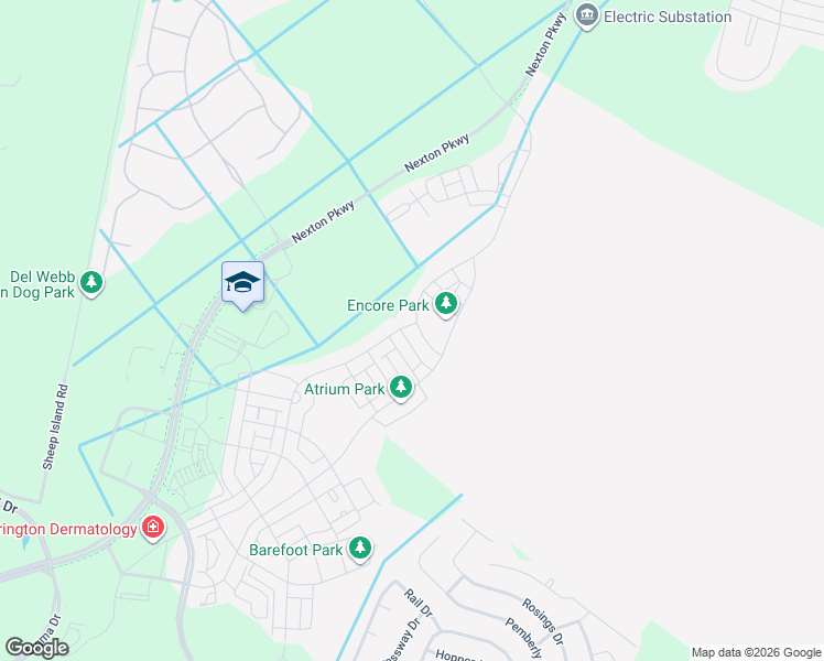 map of restaurants, bars, coffee shops, grocery stores, and more near 119 Winding Branch Drive in Summerville