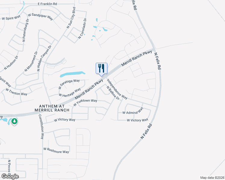 map of restaurants, bars, coffee shops, grocery stores, and more near 3539 North Balboa Drive in Florence
