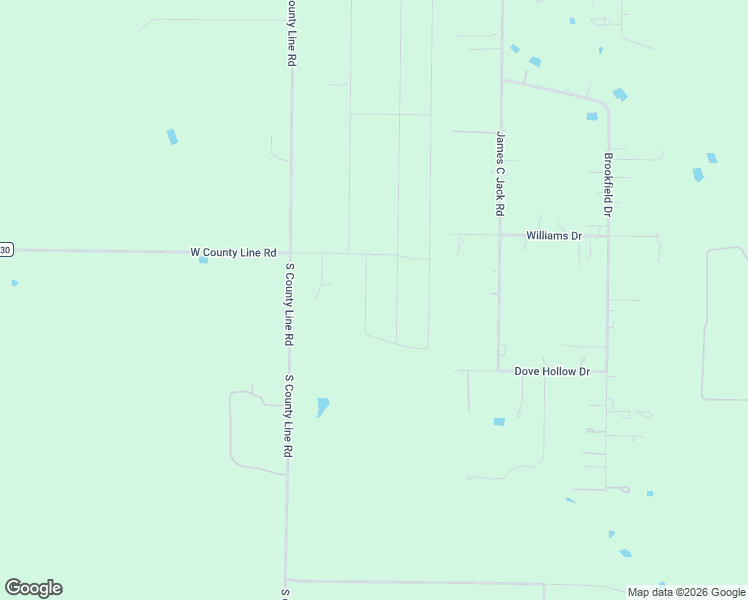 map of restaurants, bars, coffee shops, grocery stores, and more near South County Line Road in Rhome