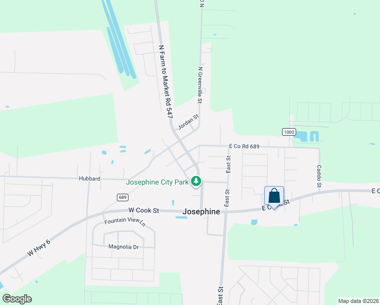 map of restaurants, bars, coffee shops, grocery stores, and more near 210 North Main Street in Josephine