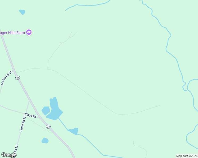 map of restaurants, bars, coffee shops, grocery stores, and more near 174 Ebony Lounge Road Northeast in Milledgeville