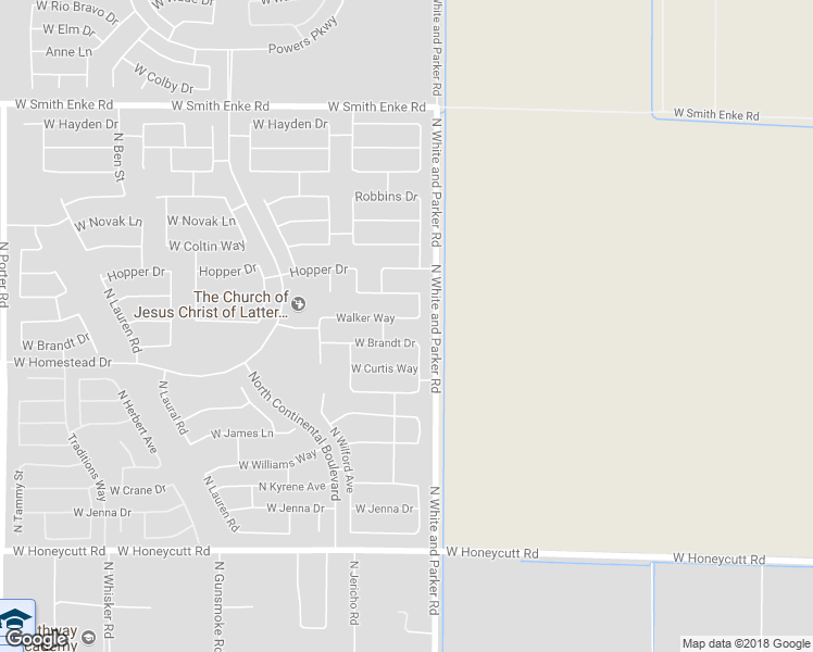 map of restaurants, bars, coffee shops, grocery stores, and more near 39975 Walker Way in Maricopa