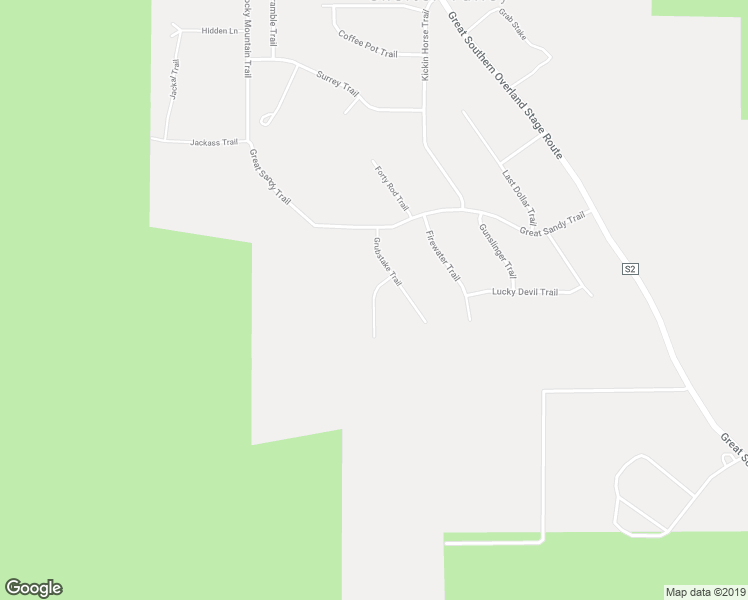 map of restaurants, bars, coffee shops, grocery stores, and more near Last Chance Trail in Shelter Valley