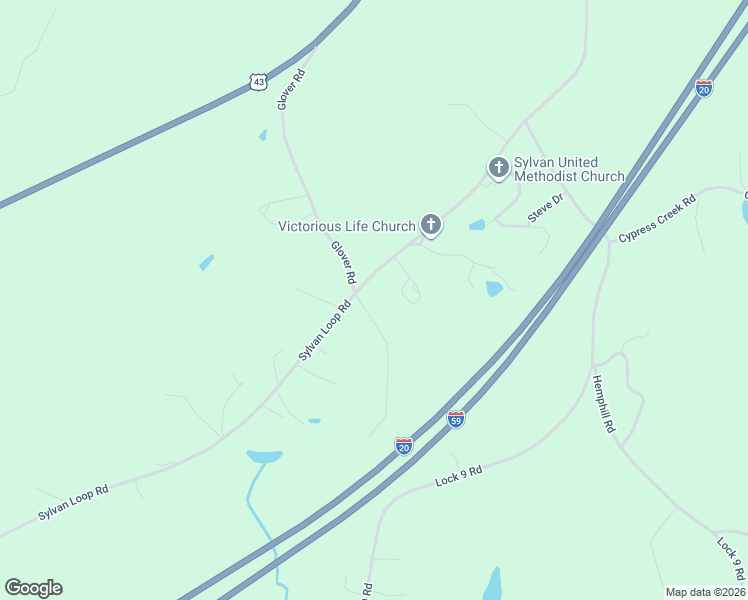 map of restaurants, bars, coffee shops, grocery stores, and more near 14560 Glover Road in Fosters