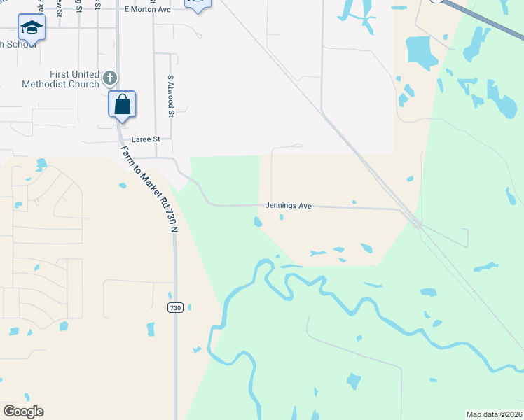map of restaurants, bars, coffee shops, grocery stores, and more near 320 Jennings Avenue in Boyd