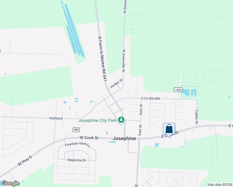 map of restaurants, bars, coffee shops, grocery stores, and more near 106 Hubbard in Josephine