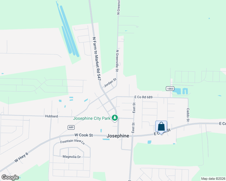 map of restaurants, bars, coffee shops, grocery stores, and more near 110 East Hubbard Road in Farmersville