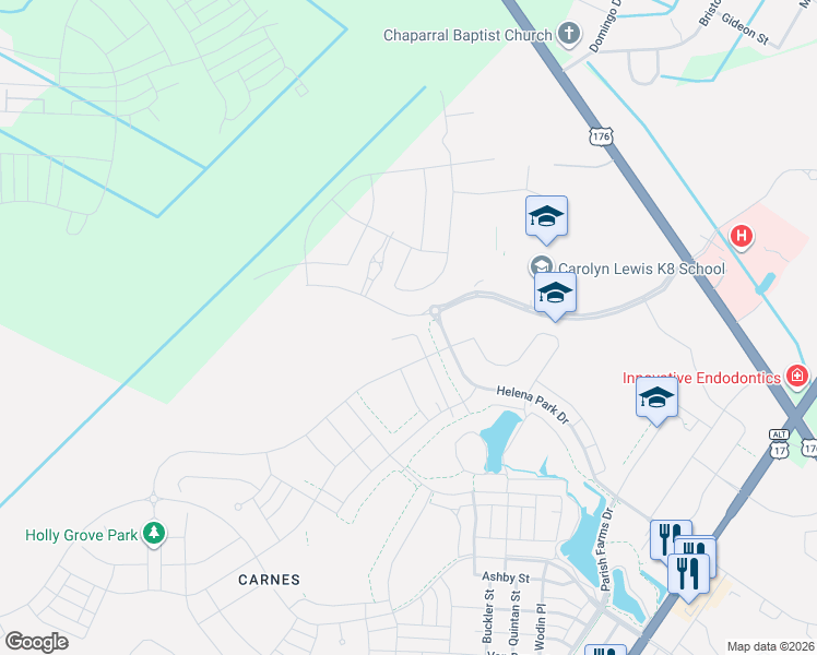 map of restaurants, bars, coffee shops, grocery stores, and more near 2nd Avenue in Summerville