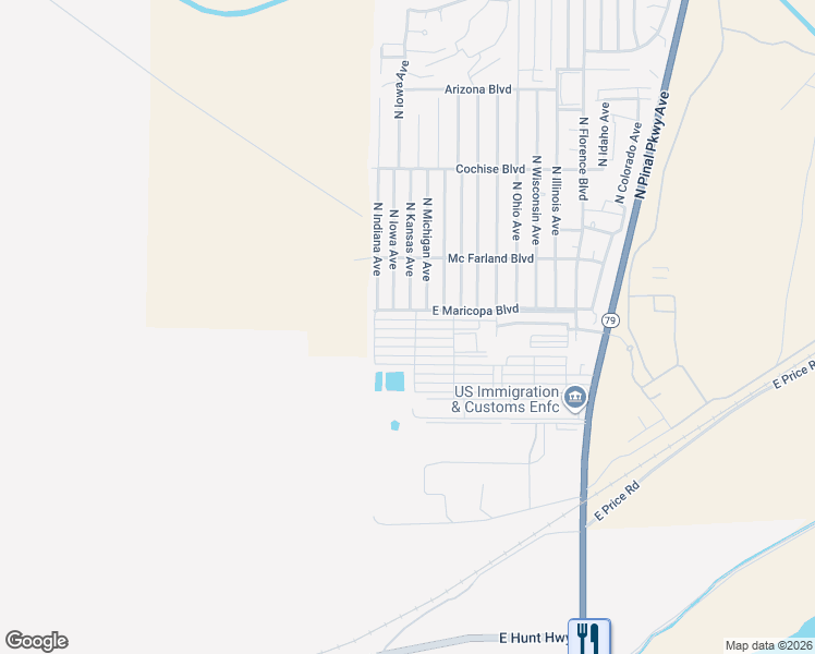 map of restaurants, bars, coffee shops, grocery stores, and more near 3602 North Michigan Avenue in Florence
