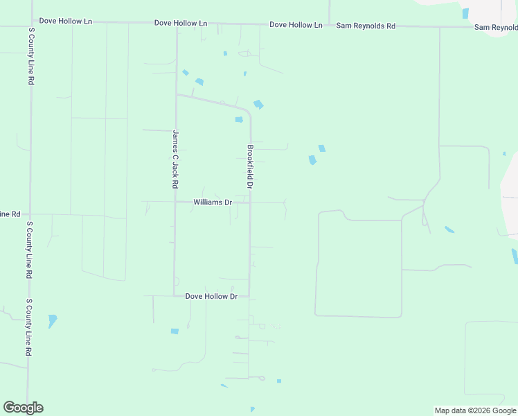 map of restaurants, bars, coffee shops, grocery stores, and more near 25275 Williams Drive in Justin