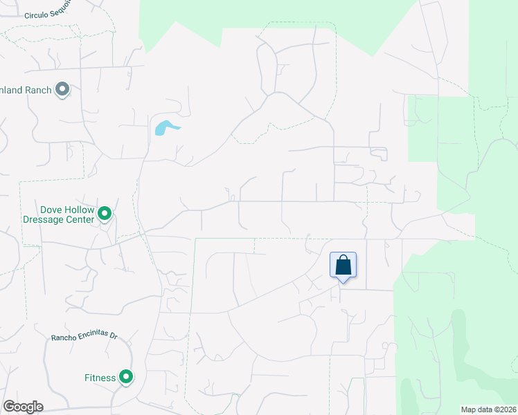 map of restaurants, bars, coffee shops, grocery stores, and more near 3451 Dove Hollow Road in Encinitas