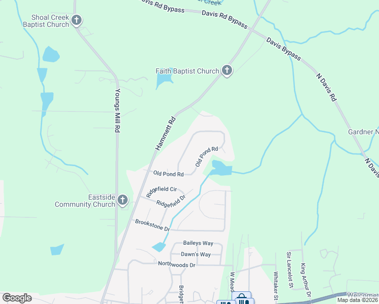 map of restaurants, bars, coffee shops, grocery stores, and more near 314 Old Pond Road in LaGrange