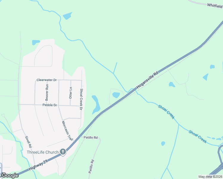 map of restaurants, bars, coffee shops, grocery stores, and more near 3891 Hogansville Road in LaGrange