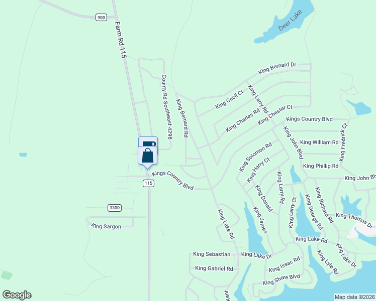 map of restaurants, bars, coffee shops, grocery stores, and more near 306 King Bernard Road in Scroggins