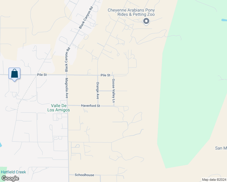 map of restaurants, bars, coffee shops, grocery stores, and more near 1296 Goose Valley Lane in Ramona