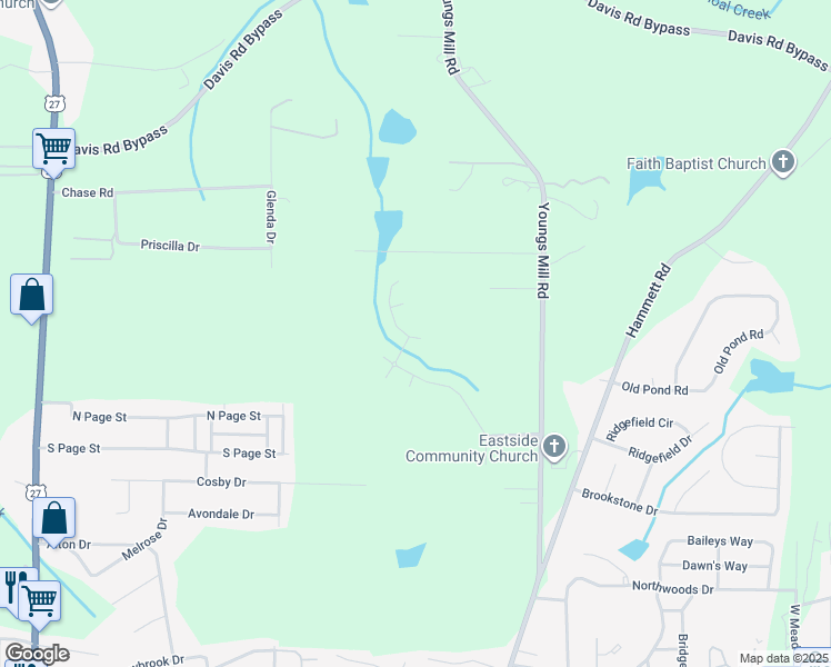 map of restaurants, bars, coffee shops, grocery stores, and more near 506 Tradition Place in LaGrange