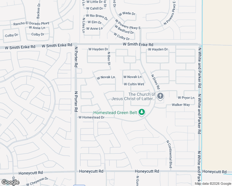 map of restaurants, bars, coffee shops, grocery stores, and more near 40977 Hopper Drive in Maricopa