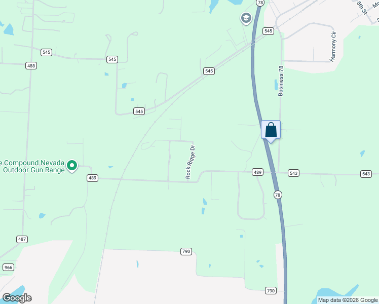 map of restaurants, bars, coffee shops, grocery stores, and more near 14870 Limestone Meadow Drive in Nevada