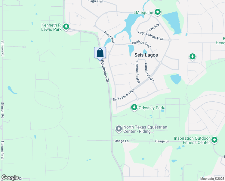 map of restaurants, bars, coffee shops, grocery stores, and more near 103 Riva Ridge in Wylie