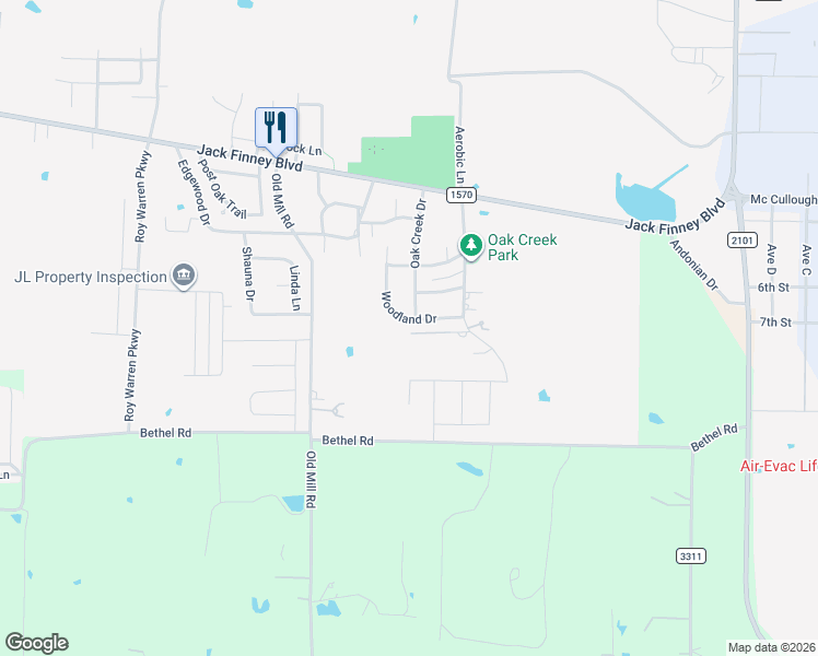 map of restaurants, bars, coffee shops, grocery stores, and more near 10952 Pier Lane in Greenville