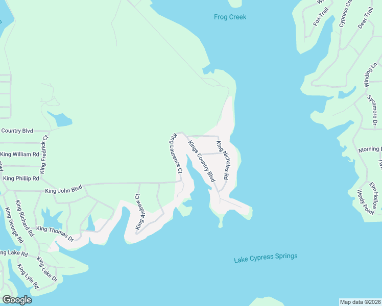 map of restaurants, bars, coffee shops, grocery stores, and more near 1306 Kings Country Boulevard in Scroggins