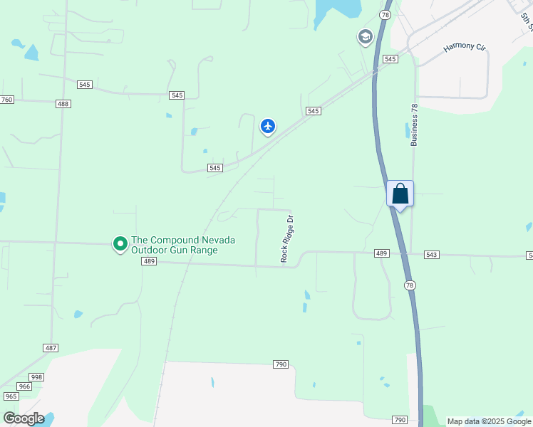 map of restaurants, bars, coffee shops, grocery stores, and more near 14850 Limestone Meadow Drive in Nevada