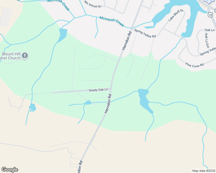 map of restaurants, bars, coffee shops, grocery stores, and more near 202 Shady Oak Lane in Waynesboro