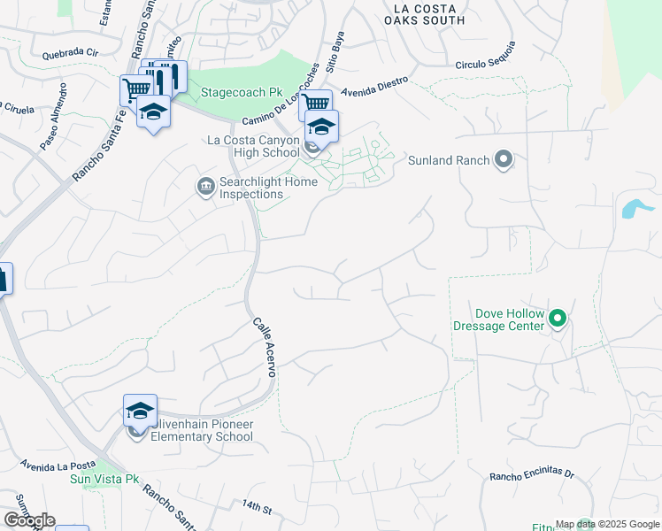 map of restaurants, bars, coffee shops, grocery stores, and more near 7941 Corte Domingo in Carlsbad