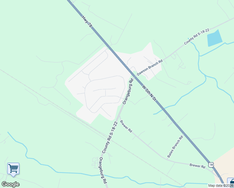 map of restaurants, bars, coffee shops, grocery stores, and more near 1203 Wild Goose Trail in Summerville