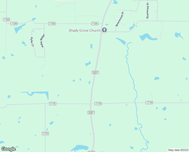 map of restaurants, bars, coffee shops, grocery stores, and more near Farm to Market Road 2297 in Sulphur Springs