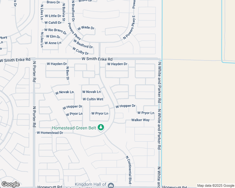 map of restaurants, bars, coffee shops, grocery stores, and more near 40433 West Novak Lane in Maricopa