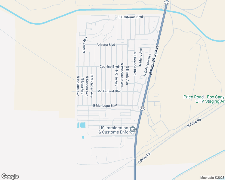 map of restaurants, bars, coffee shops, grocery stores, and more near 3701 North South Dakota Avenue in Florence