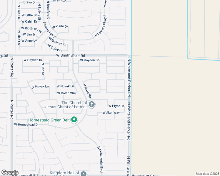 map of restaurants, bars, coffee shops, grocery stores, and more near 40141 West Novak Lane in Maricopa