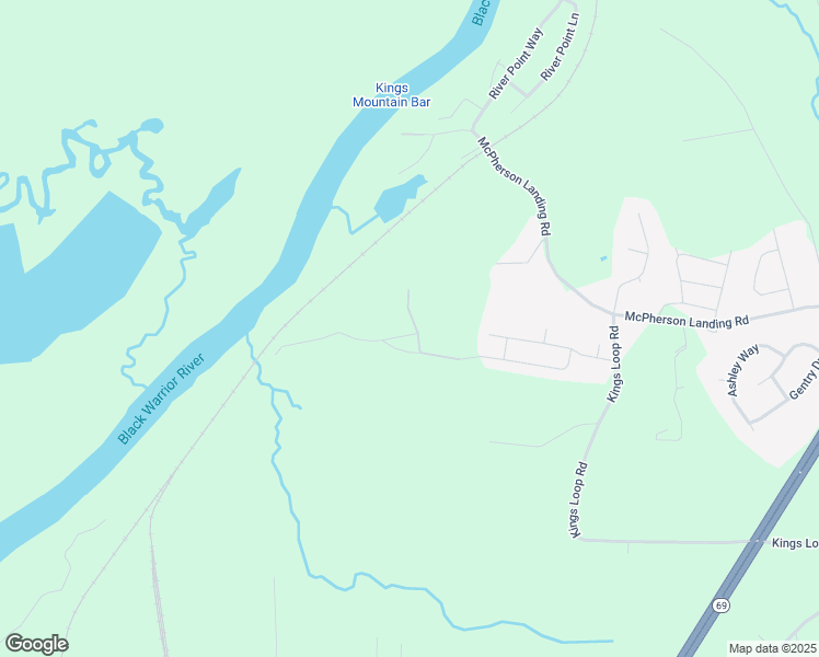 map of restaurants, bars, coffee shops, grocery stores, and more near 11654 Andrew Way in Tuscaloosa