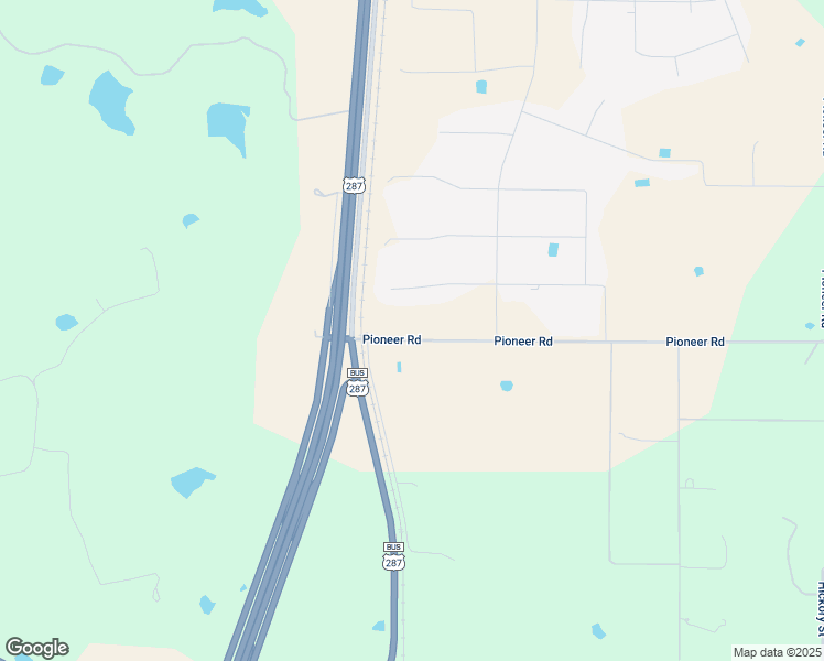 map of restaurants, bars, coffee shops, grocery stores, and more near 229 Pioneer Road in Rhome