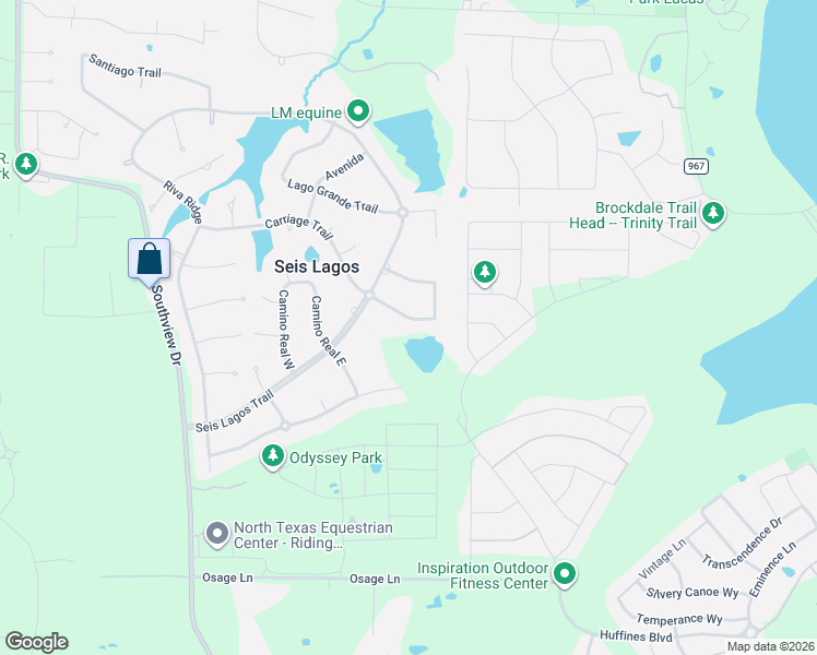 map of restaurants, bars, coffee shops, grocery stores, and more near 92 Carriage Trail in Wylie