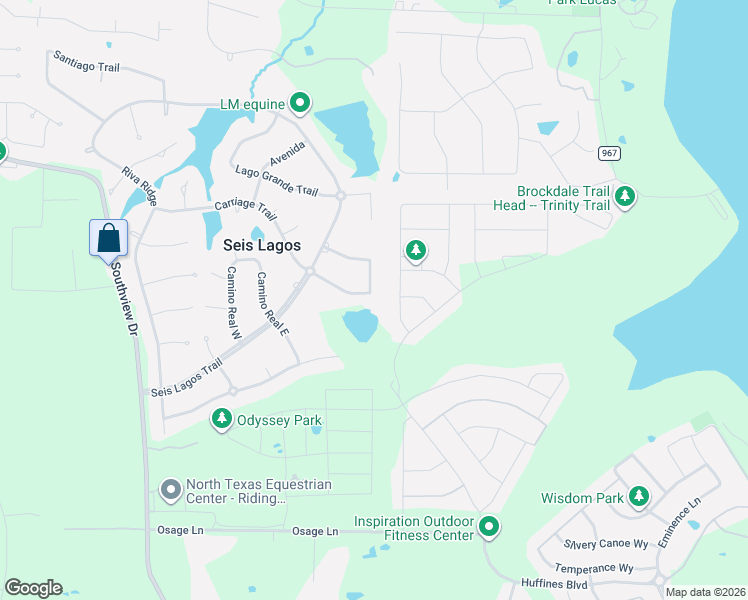 map of restaurants, bars, coffee shops, grocery stores, and more near 89 Carriage Trail in Wylie