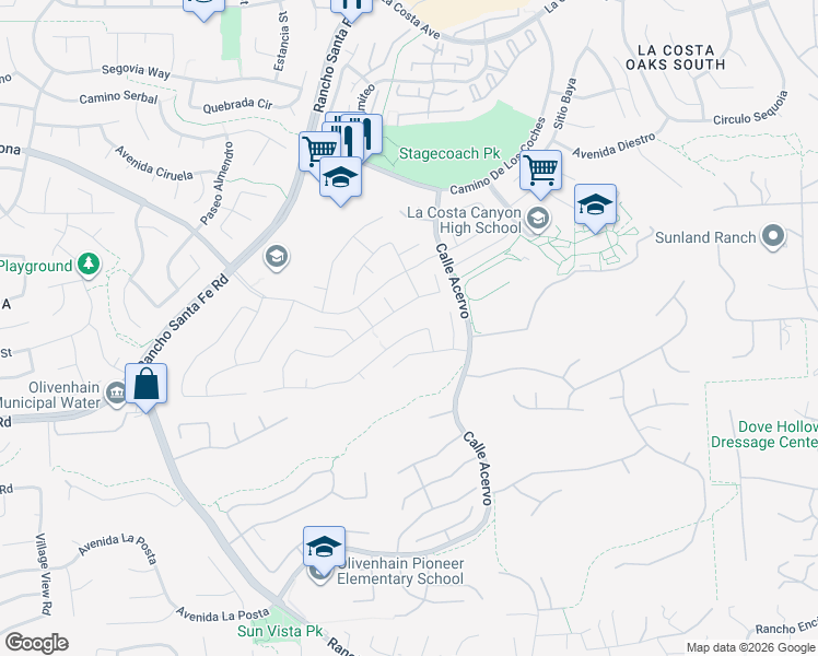 map of restaurants, bars, coffee shops, grocery stores, and more near 3316 Avenida Anacapa in Carlsbad