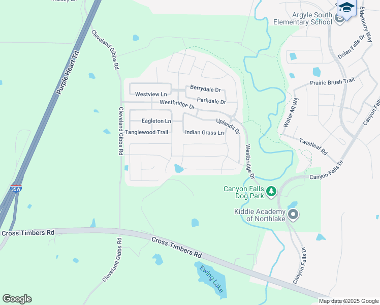 map of restaurants, bars, coffee shops, grocery stores, and more near 1212 Boxelder Trail in Northlake