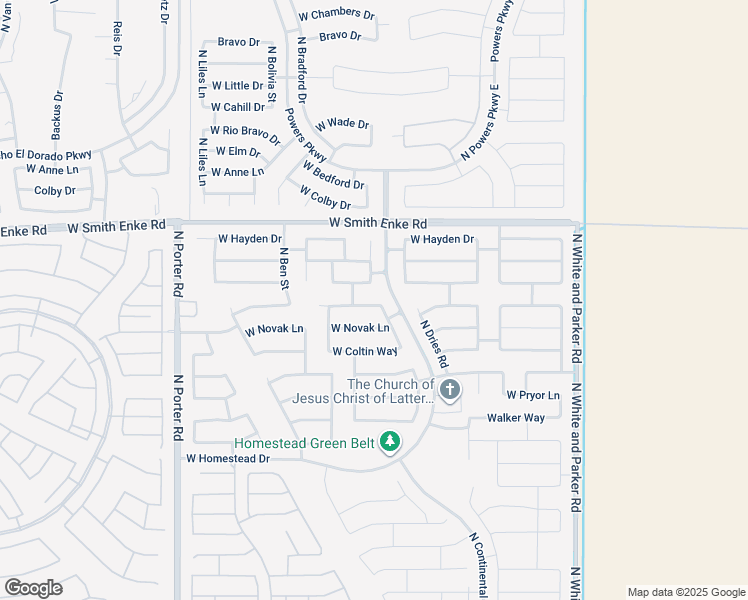 map of restaurants, bars, coffee shops, grocery stores, and more near 40720 West Robbins Drive in Maricopa