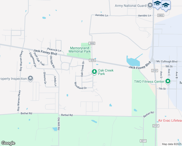 map of restaurants, bars, coffee shops, grocery stores, and more near 10405 Briarwood Circle in Greenville