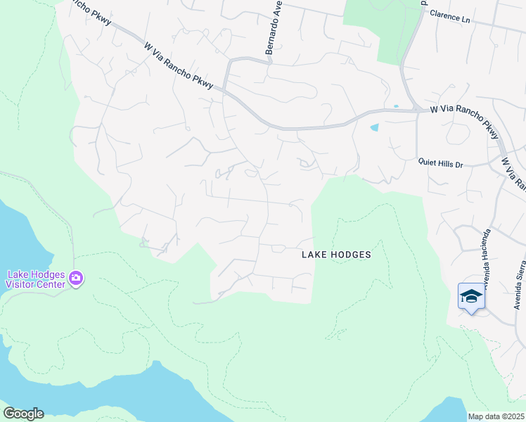 map of restaurants, bars, coffee shops, grocery stores, and more near 3367 Via Loma Vista in Escondido