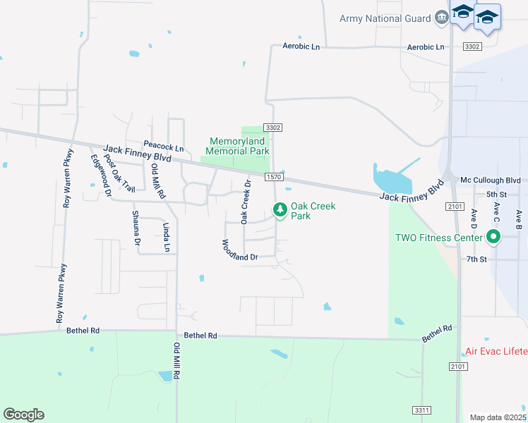 map of restaurants, bars, coffee shops, grocery stores, and more near 10405 Briarwood Circle in Greenville